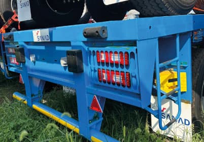 SANAD - S-Trailler , 3 BPW axles